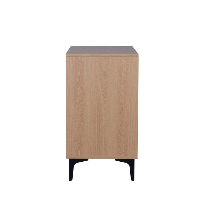 Cassettiera moderna con 3 cassetti in melamina legno - Lignum