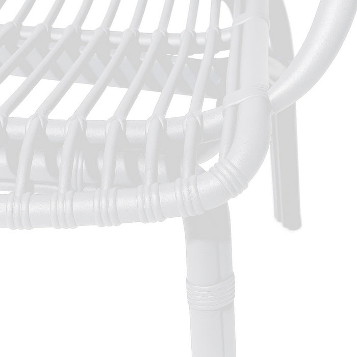 Divano da giardino in polipropilene effetto rattan - Meridiana