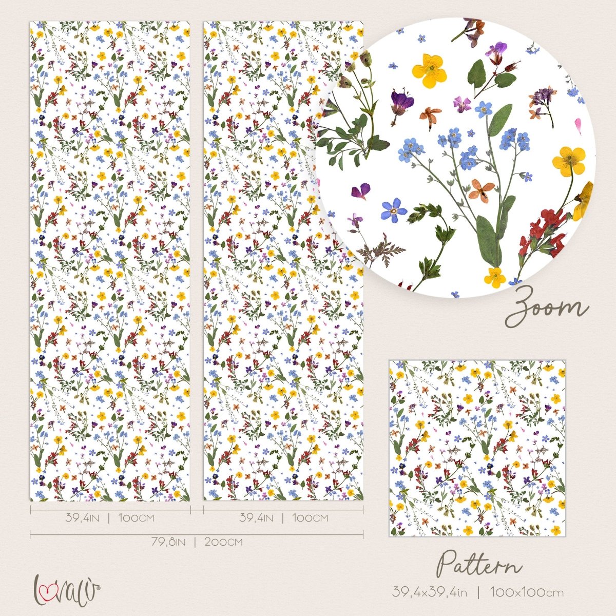 Dried Flowers Wallpaper - Herbolarium