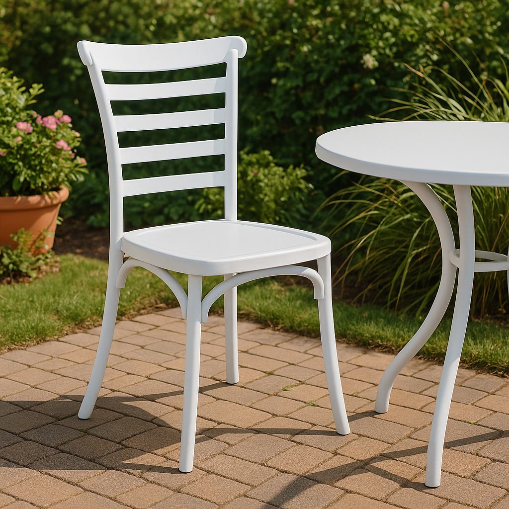 Sedia bistrot impilabile in polipropilene anti-uv - Riviera