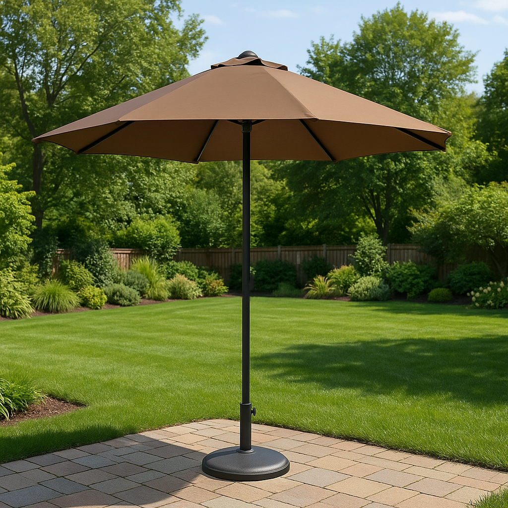 Ombrellone pop-up da giardino con anti-vento a palo centrale 270 cm - Solea