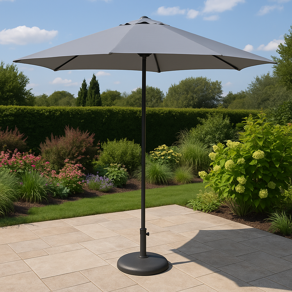 Ombrellone pop-up da giardino con anti-vento a palo centrale 270 cm - Solea