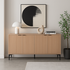 Credenza moderna con 4 ante in melamina legno - Lignum