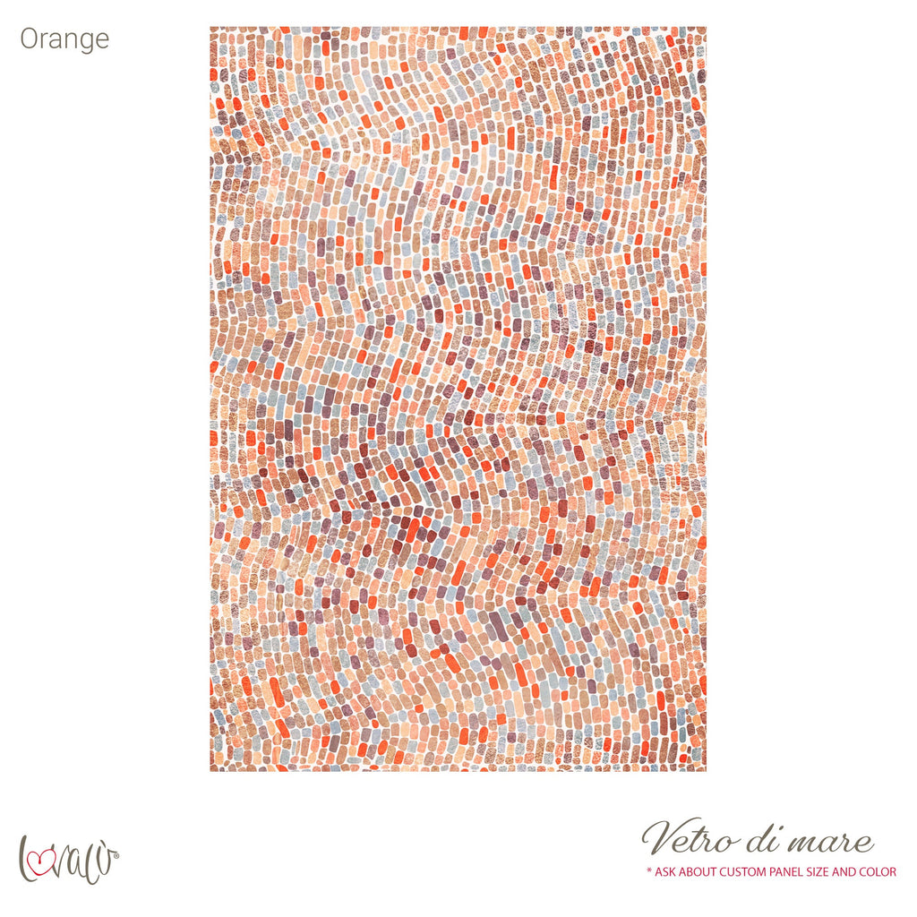 Carta da parati - Vetro di mare orange