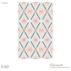 Carta da parati - Diamanti cream