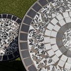 Set tavolo con sedie pieghevoli in metallo con mosaico - Stromboli