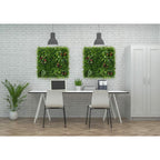 Parete con piante e fiori artificiali per giardino verticale 100x100 cm - Frame