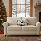 Cuscino in velluto con ricami in rilievo 30x50 cm - Paesaggio