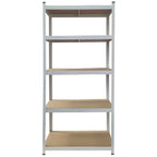 Scaffale in metallo colorato e legno 70x30x145h cm