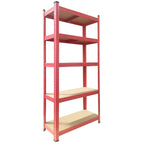 Scaffale in metallo colorato e legno 70x30x145h cm