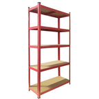 Scaffale in metallo colorato e legno 90x40x180h cm