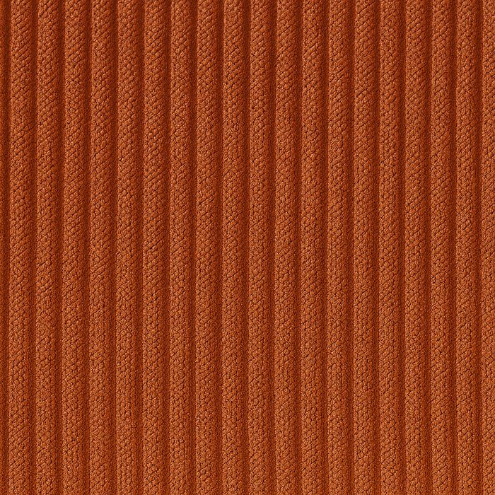 Sedia in velluto a coste con gambe in metallo nero - Irina