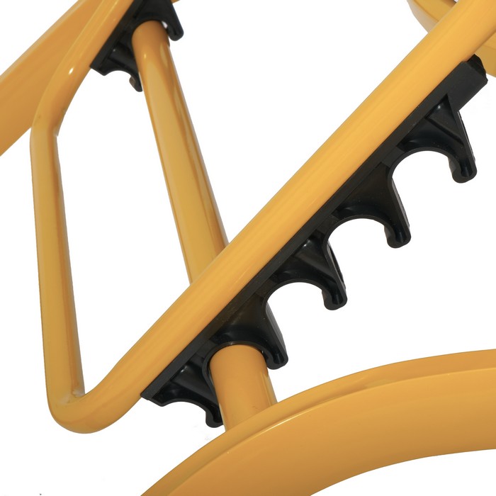 Lettino da giardino in alluminio con schienale reclinabile in 5 posizioni e ruote - Serenity