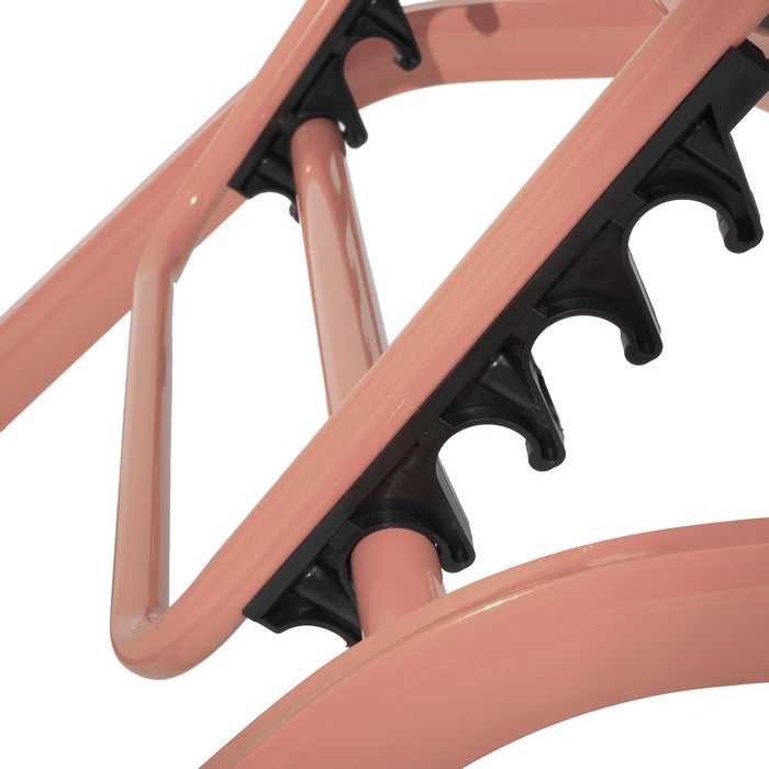 Lettino da giardino in alluminio con schienale reclinabile in 5 posizioni e ruote - Serenity