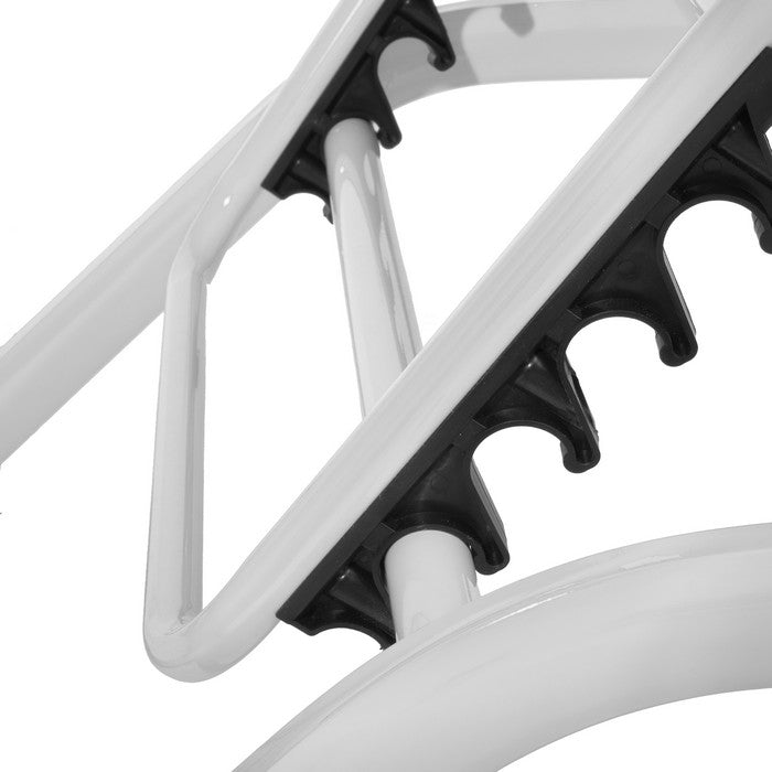 Lettino da giardino in alluminio con schienale reclinabile in 5 posizioni e ruote - Serenity