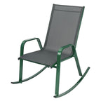 Poltrona a dondolo da giardino in metallo - Serenity