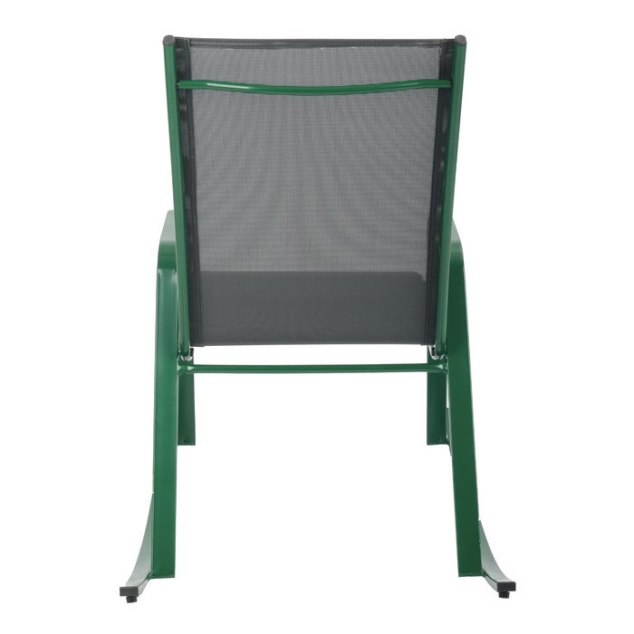 Poltrona a dondolo da giardino in metallo - Serenity