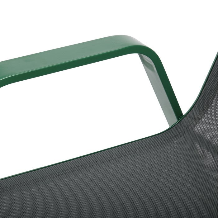 Poltrona a dondolo da giardino in metallo - Serenity