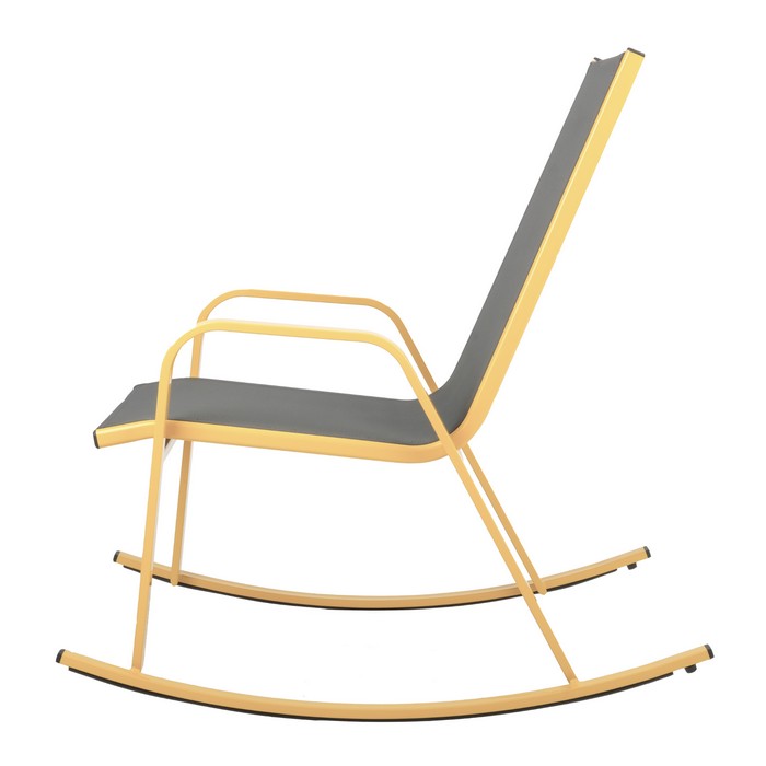 Poltrona a dondolo da giardino in metallo - Serenity