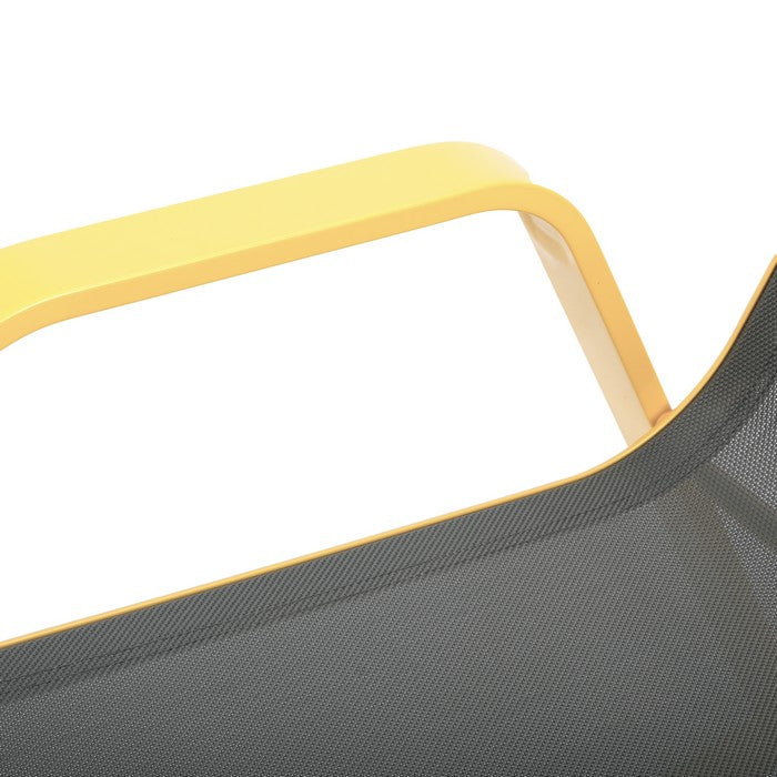 Poltrona a dondolo da giardino in metallo - Serenity