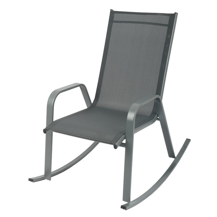 Poltrona a dondolo da giardino in metallo - Serenity