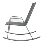 Poltrona a dondolo da giardino in metallo - Serenity