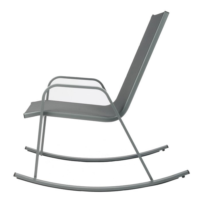 Poltrona a dondolo da giardino in metallo - Serenity