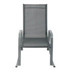 Poltrona a dondolo da giardino in metallo - Serenity