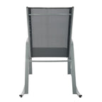 Poltrona a dondolo da giardino in metallo - Serenity