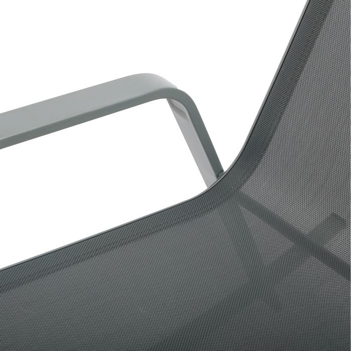 Poltrona a dondolo da giardino in metallo - Serenity