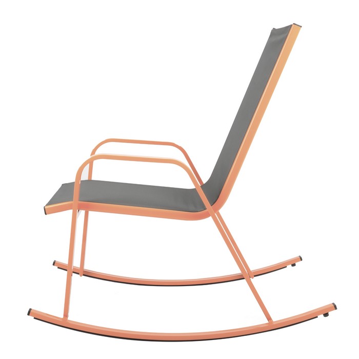 Poltrona a dondolo da giardino in metallo - Serenity