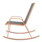 Poltrona a dondolo da giardino in metallo - Serenity