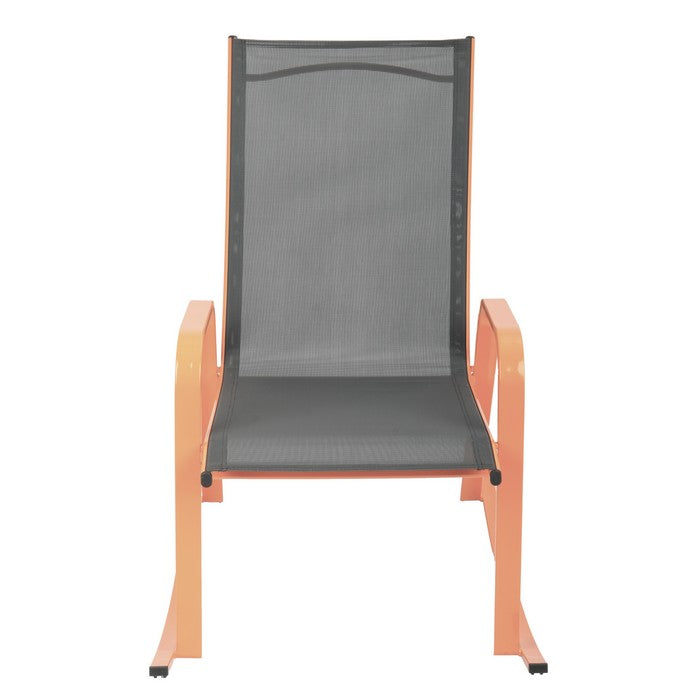 Poltrona a dondolo da giardino in metallo - Serenity