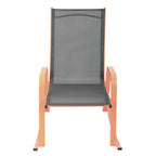 Poltrona a dondolo da giardino in metallo - Serenity