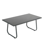 Salotto da giardino in metallo con divano, poltrone e tavolino - Eden