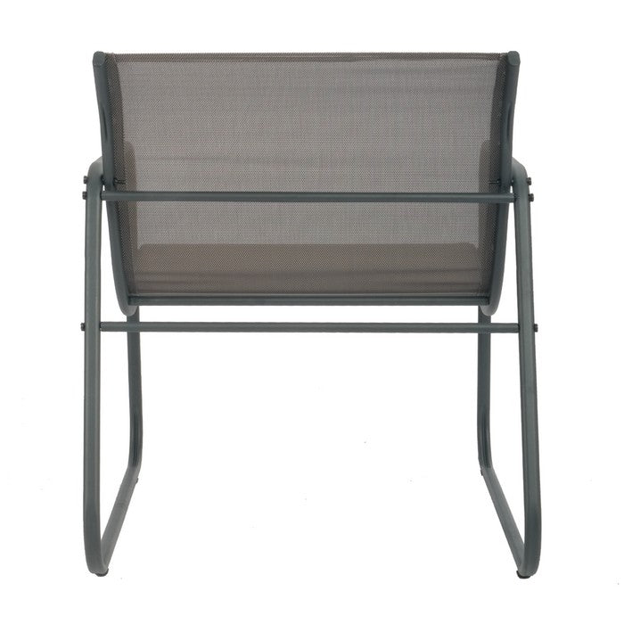 Salotto da giardino in metallo con divano, poltrone e tavolino - Eden