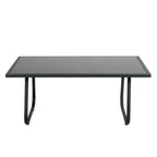 Salotto da giardino in metallo con divano, poltrone e tavolino - Eden