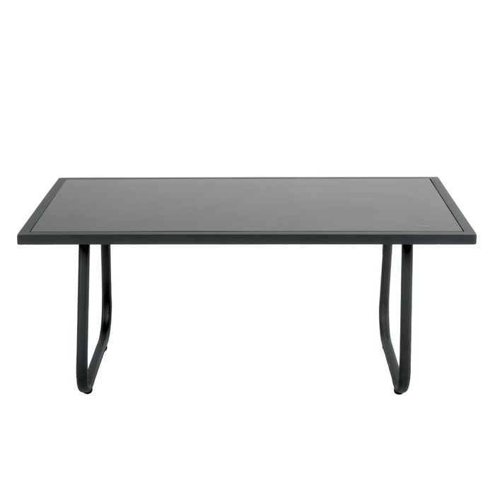 Salotto da giardino in metallo con divano, poltrone e tavolino - Eden