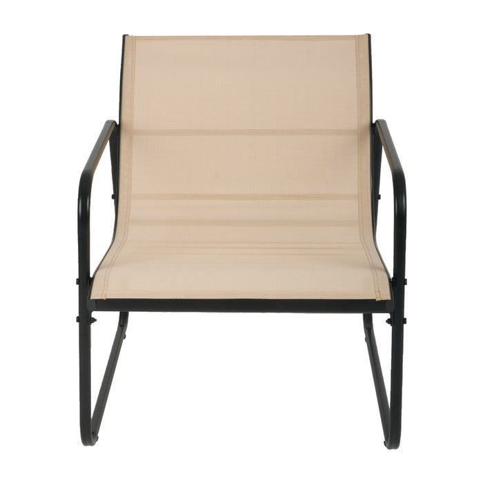 Salotto da giardino in metallo con divano, poltrone e tavolino - Eden