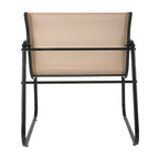 Salotto da giardino in metallo con divano, poltrone e tavolino - Eden