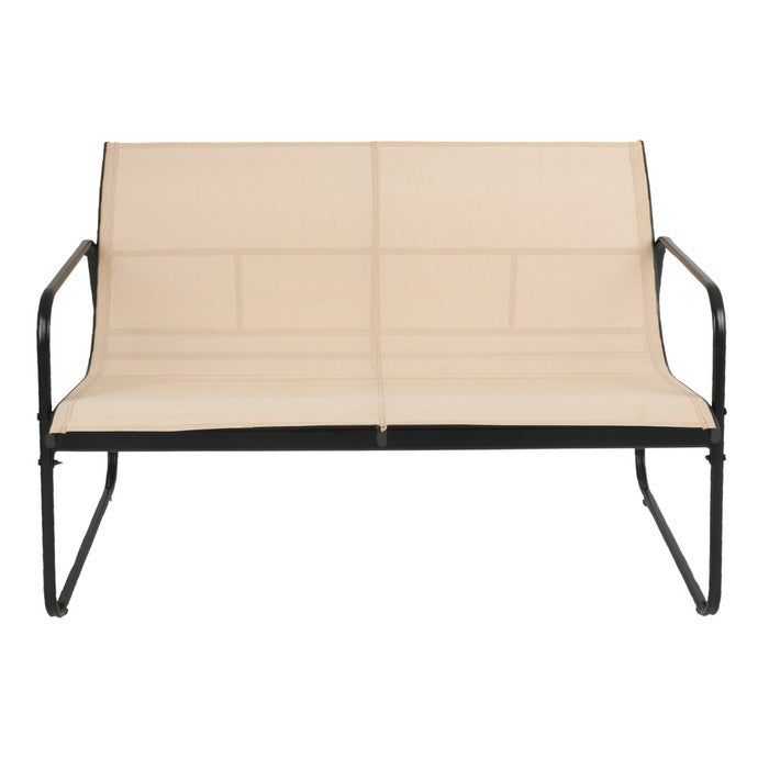 Salotto da giardino in metallo con divano, poltrone e tavolino - Eden