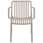 Poltrona da giardino con doghe impilabile in polipropilene anti-uv - Gardenia