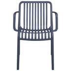 Poltrona da giardino con doghe impilabile in polipropilene anti-uv - Gardenia