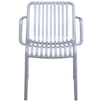 Poltrona da giardino con doghe impilabile in polipropilene anti-uv - Gardenia