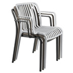 Poltrona da giardino con doghe impilabile in polipropilene anti-uv - Gardenia