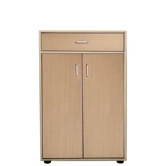 Mobile scarpiera in mdf con cassetto e 2 ante con ripiani