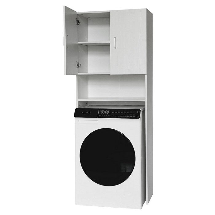 Mobile per lavatrice con ante e ripiano in mdf - Dover