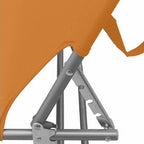 Lettino prendisole pieghevole e reclinabile in metallo