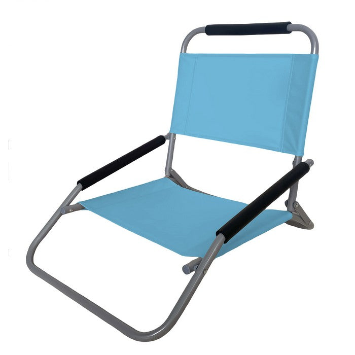 Sedia pieghevole bassa da spiaggia e campeggio
