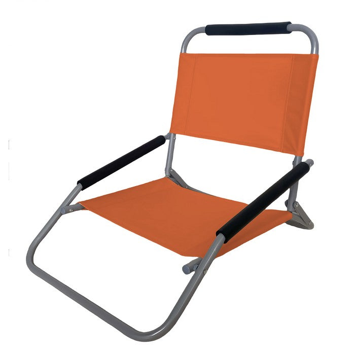 Sedia pieghevole bassa da spiaggia e campeggio